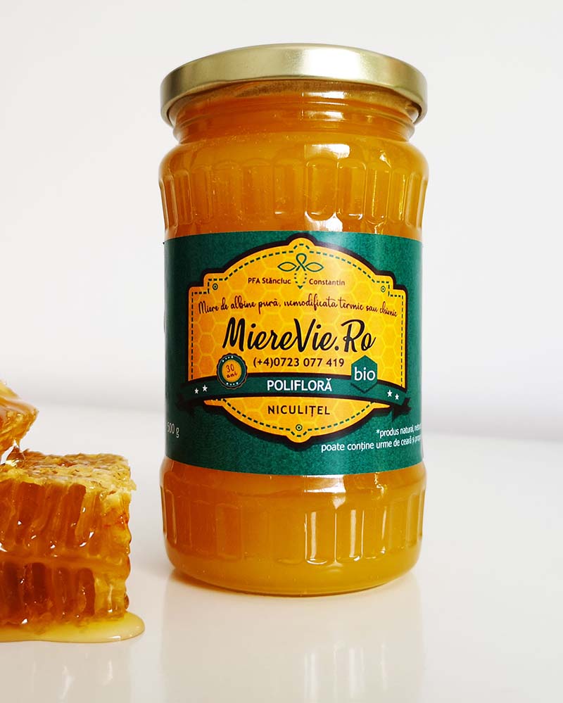Miere vie, miere bio, miere din Delta Dunarii
