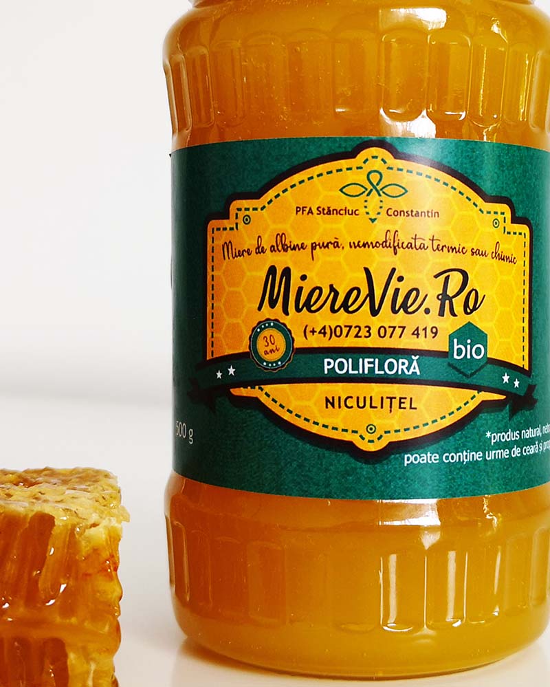 Miere vie, miere bio, miere din Delta Dunarii