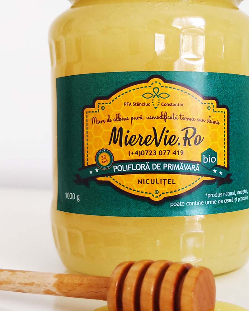 Miere vie, miere bio, miere din Delta Dunarii
